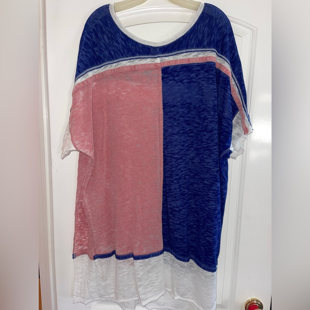 We the Free colorblock tunic, size L